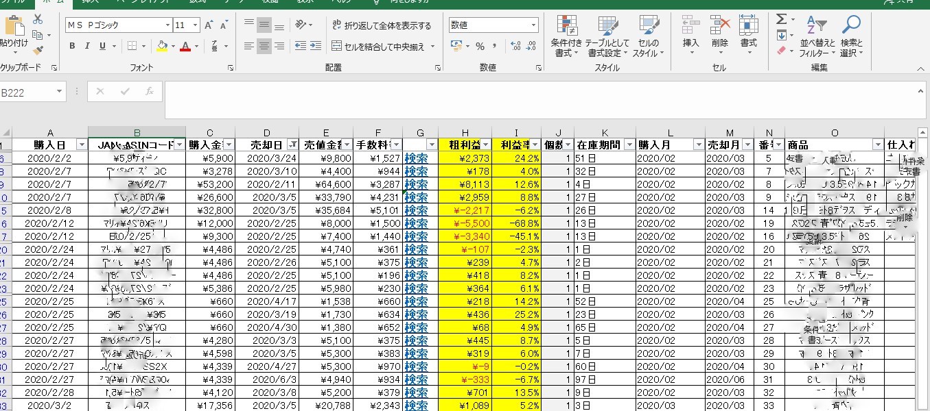 エクセル 無料で物販の売上管理表を作ろう くるみの物販ブログ